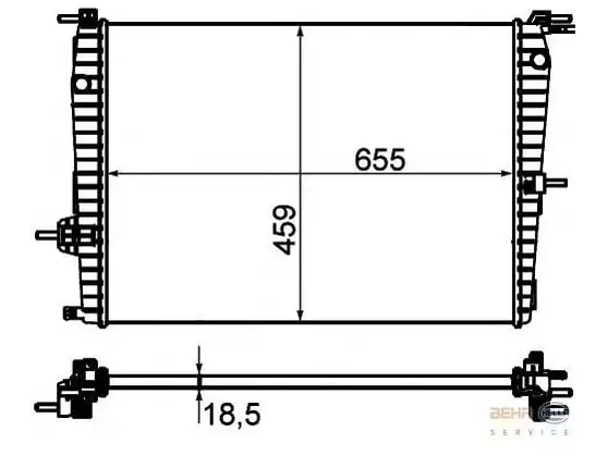 KALE 0559011AB Radyatör resmi