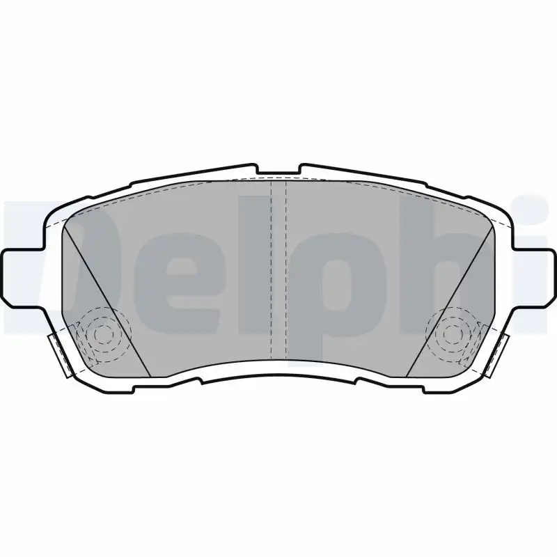 DELPHI LP2306 Ön Fren Balatası resmi