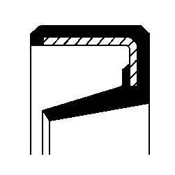 CORTECO 01014229B (82014229) Yağ Keçesi 0750112169 resmi