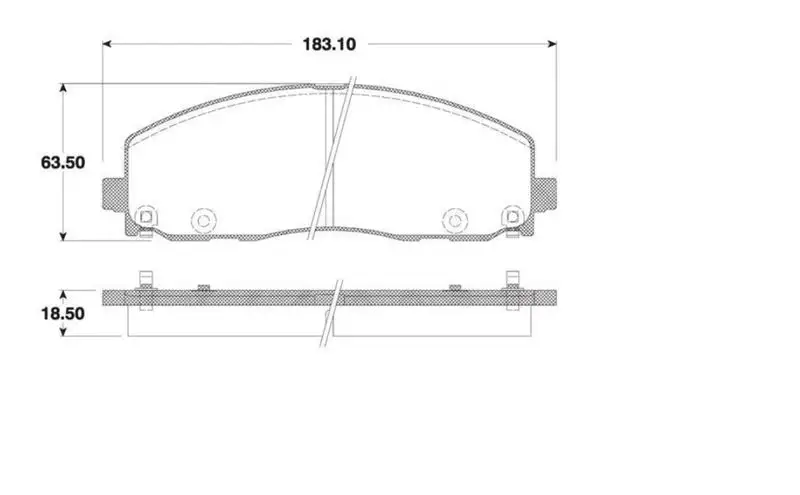 MGA 55727 Ön Fren Balatası K68144163AA resmi