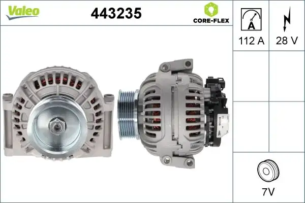 VALEO 443235 Şarj Dinamosu 1649066 resmi