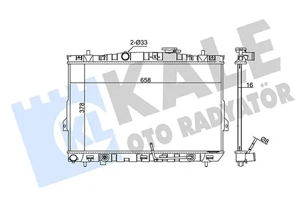 KALE 357800 Radyatör resmi
