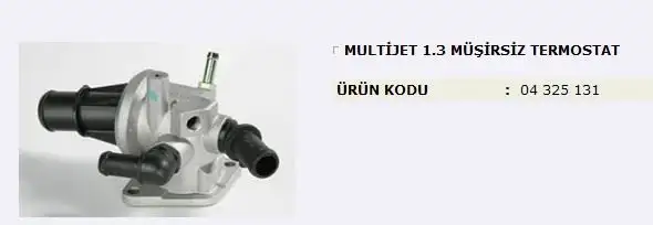 MITA 04325131 Termostat 55224021 resmi