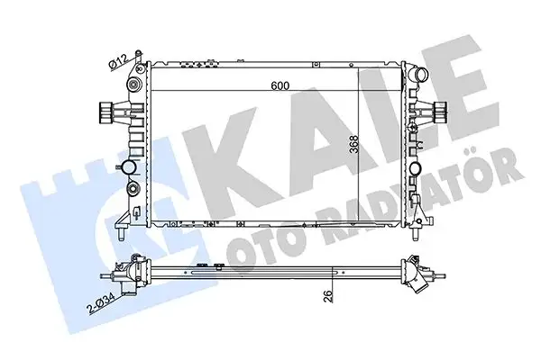 KALE 363700 Radyatör resmi