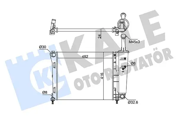 KALE 363060 Radyatör resmi