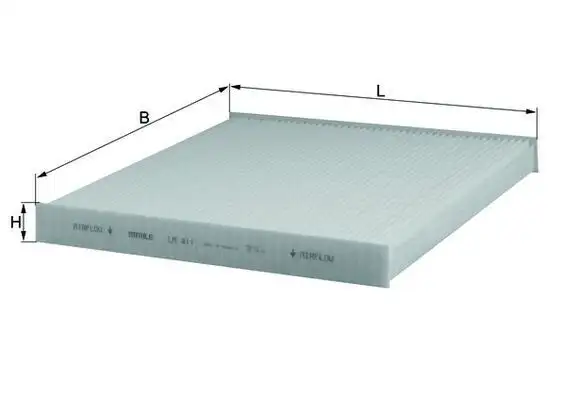 MAHLE LA411 Polen Filtresi resmi