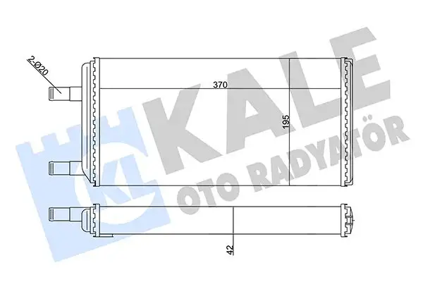 KALE 352010 Kalorifer Radyatörü 1623588 resmi