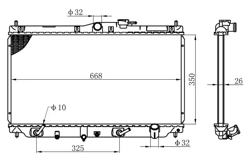 ORIS BHN048016 Radyatör resmi