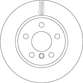 TRW DF6799 Ön Fren Diski 34116866295 resmi