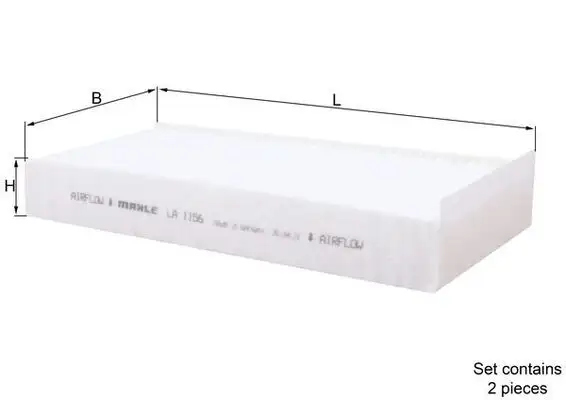 MAHLE LA1156/S Polen Filtresi resmi