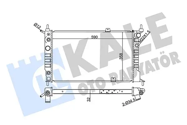 KALE 371000 Radyatör resmi