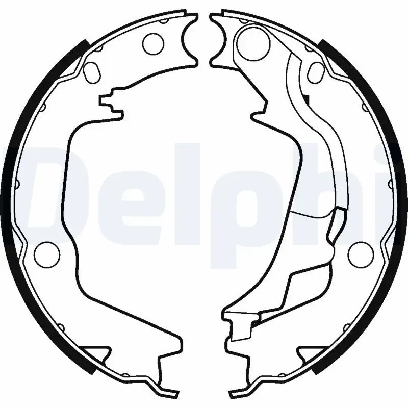 DELPHI LS2011 El Fren Balatası 583501CA00 resmi