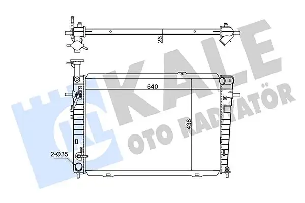 KALE 346140 Radyatör resmi