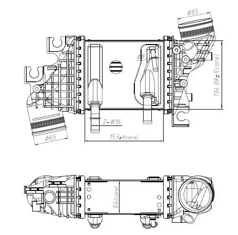 MGA 80797 Turbo Radyatörü 04L145749B resmi