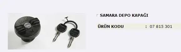 MITA 07815301 Yakıt Depo Kapağı resmi