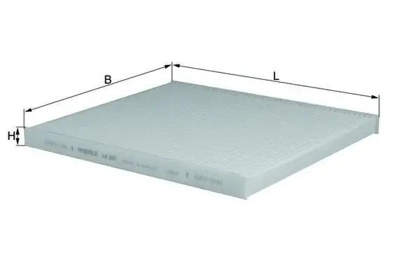 MAHLE LA301 Polen Filtresi resmi