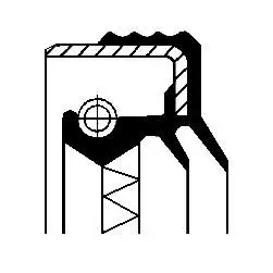 CORTECO 12016062B (82016062) Diferansiyel Keçesi 40102173 resmi