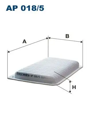 FILTRON AP018/5 Hava Filtresi 17801B2010000 resmi