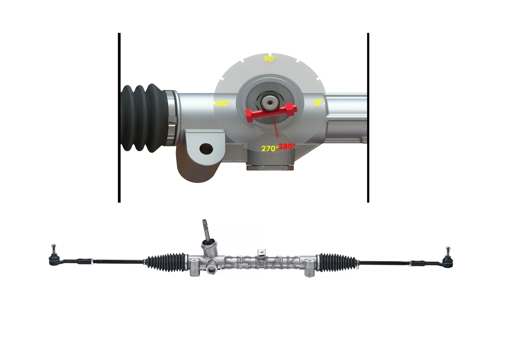 SİSMAK 214511T Direksiyon Kutusu 77367378 resmi