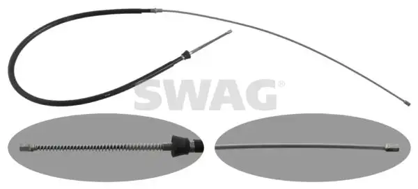 SWAG 30948331 El Fren Halatı (Arka) 6Q7609721D resmi