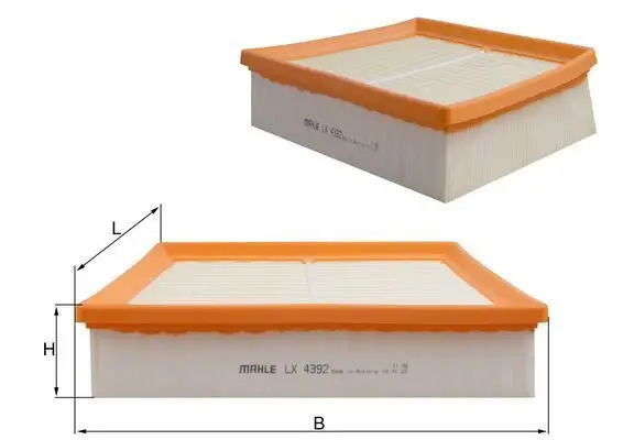 MAHLE LX4392 Hava Filtresi LR071942 resmi