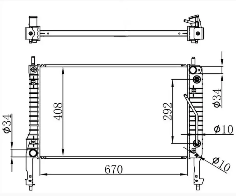 ORIS BCH267032 Radyatör 96629055 resmi