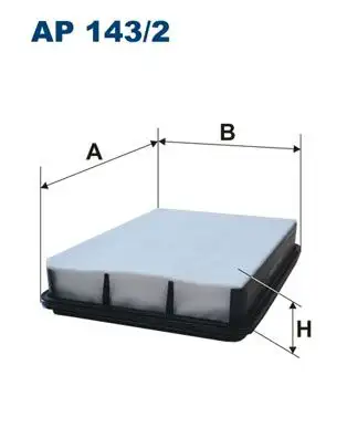 FILTRON AP143/2 Hava Filtresi 1780130080 resmi