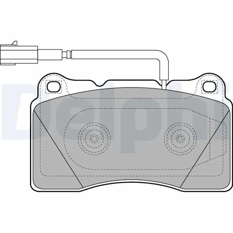 DELPHI LP2221 Ön Fren Balatası 77365490 resmi