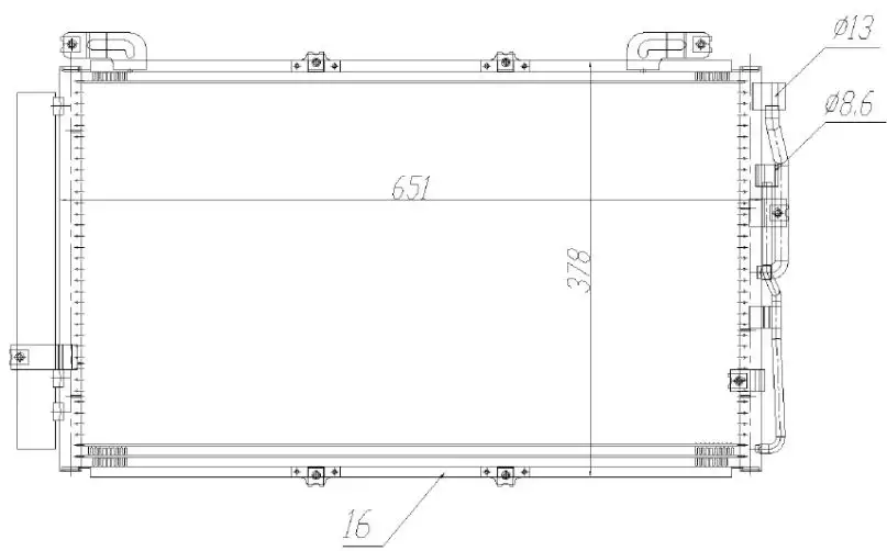 ORIS CHY859016 Klima Radyatörü 9760617001 resmi