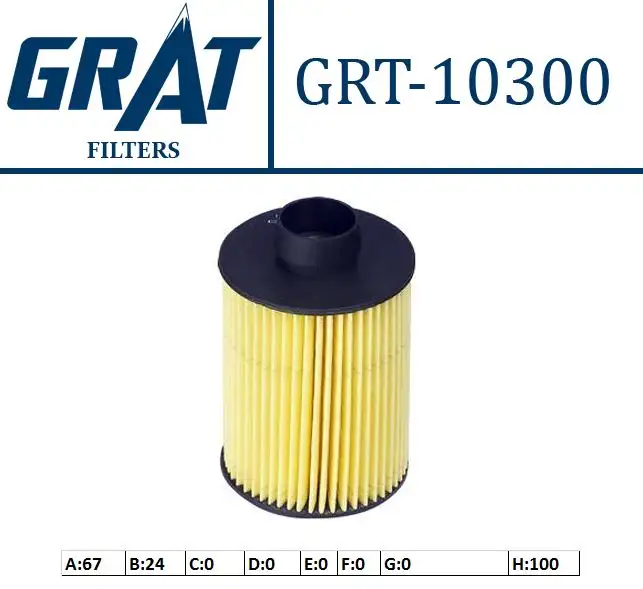 GRAT 10300 Yakıt Filtresi 77362340 resmi