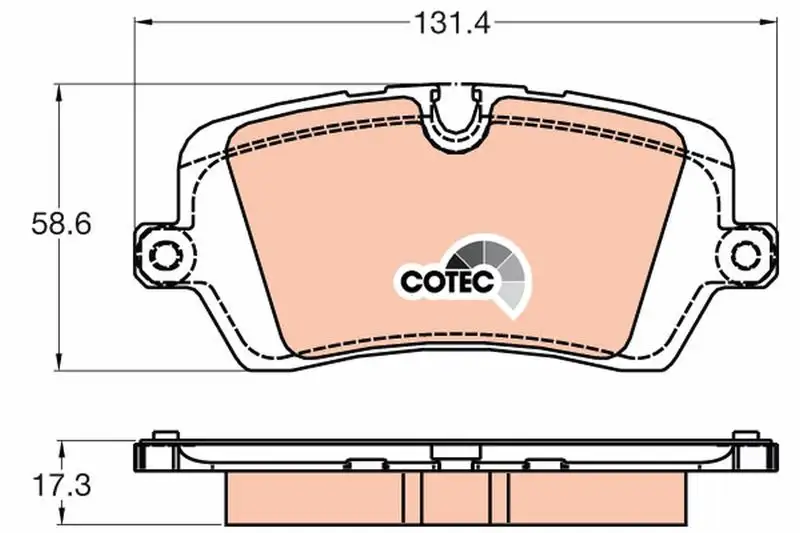 TRW GDB2029 Arka Fren Balatası resmi
