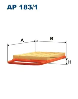 FILTRON AP183/1 Hava Filtresi 03D129620 resmi