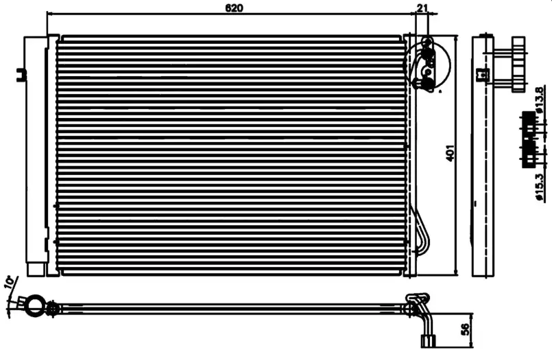 ORIS CBM038016 Klima Radyatörü 6930038 resmi