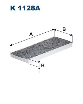 FILTRON K1128A Polen Filtresi (Karbonlu) resmi