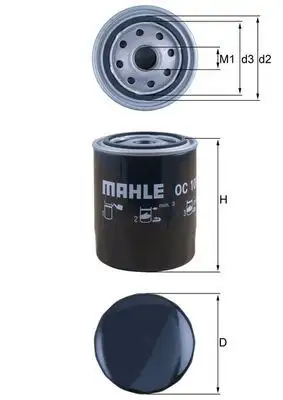 MAHLE OC105 Yağ Filtresi resmi