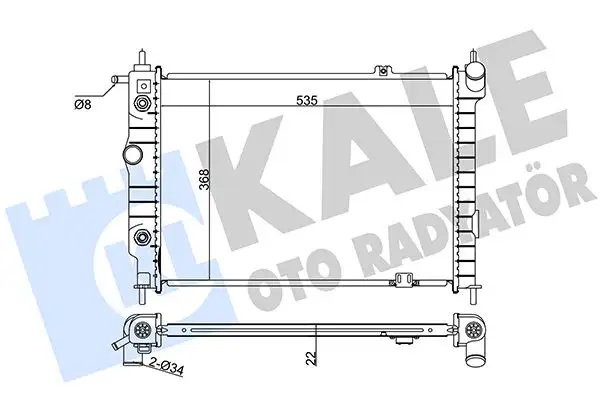 KALE 370800 Radyatör resmi
