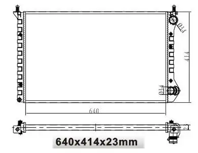 MGA 80108 Radyatör 46803039 resmi