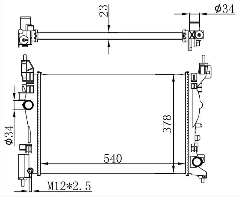 ORIS MOP183023 Radyatör 1300312 resmi