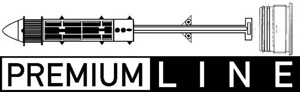 MAHLE AD220000P Klima Kurutucu Tüpü 6Q0820193A resmi