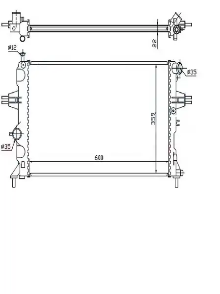 ORIS BOP104026 Radyatör resmi