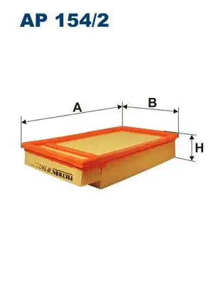 FILTRON AP154/2 Hava Filtresi 16546AW300 resmi