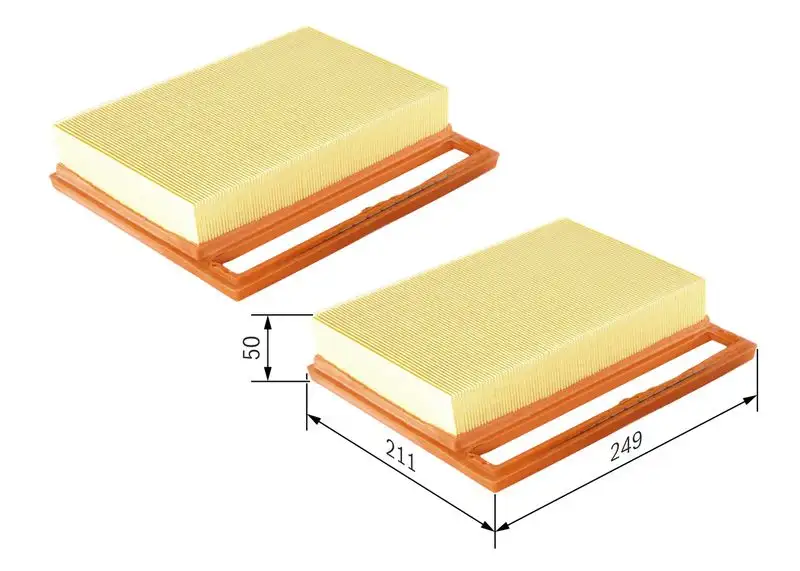BOSCH 1987429402 Hava Filtresi A2750940104 resmi