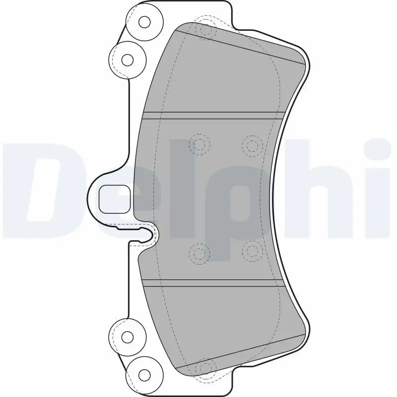 DELPHI LP1997 Ön Fren Balatası resmi