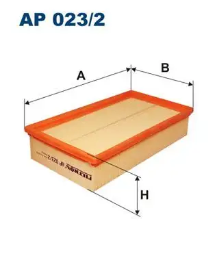 FILTRON AP023/2 Hava Filtresi 97VB9601AA resmi