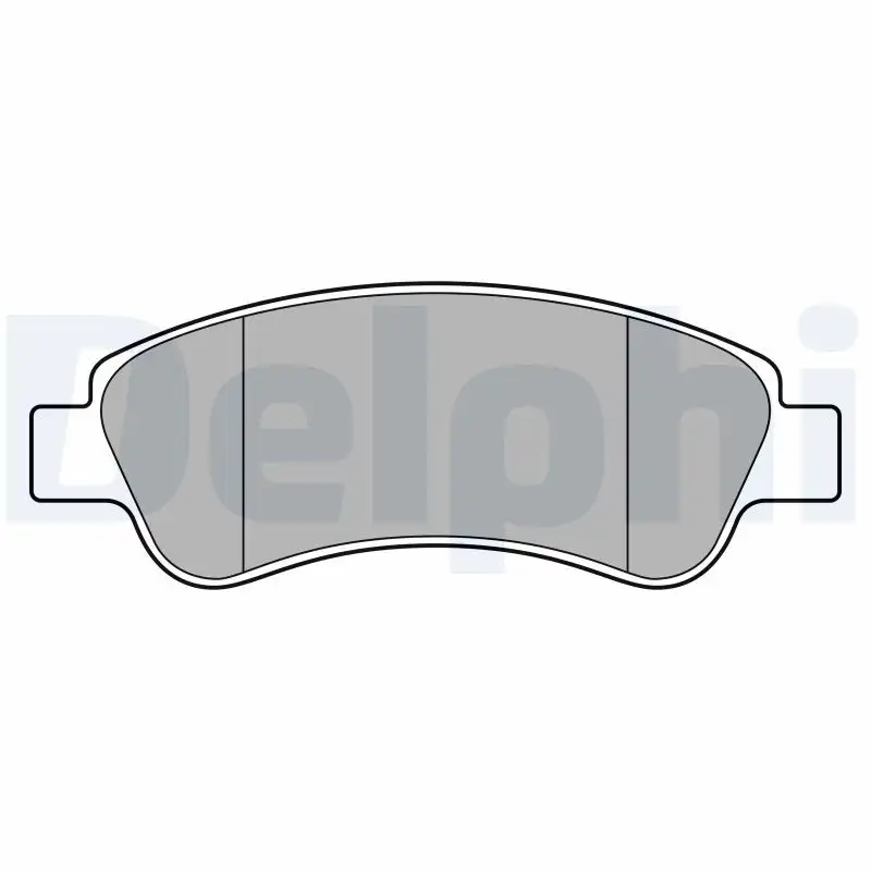 DELPHI LP3660 Ön Fren Balatası 1647863780 resmi