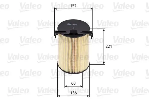 VALEO 585652 Hava Filtresi resmi