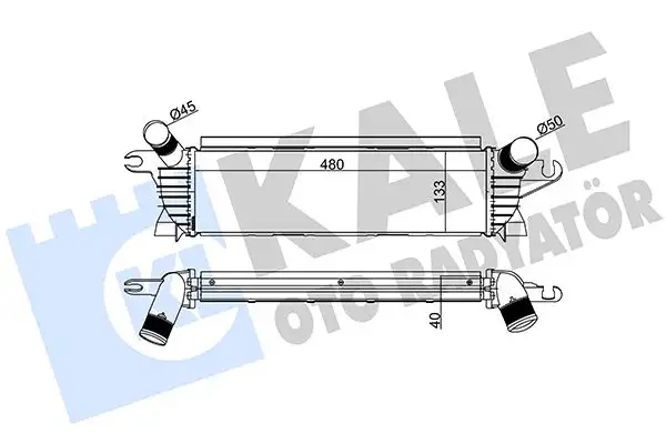 KALE 345095 Turbo Radyatörü resmi