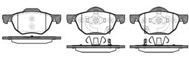 MGA 55311 Ön Fren Balatası 45022SEAE01 resmi