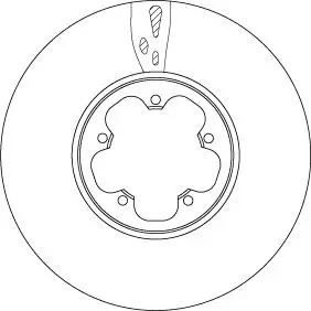 TRW DF6752S Ön Fren Diski resmi