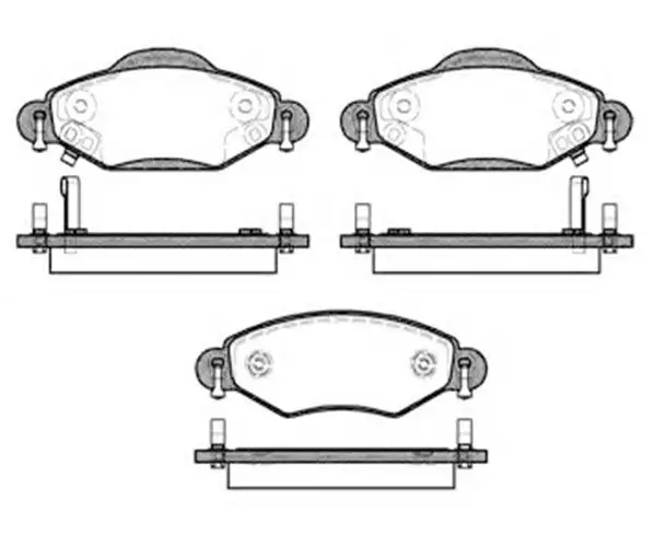 MGA 55287 Ön Fren Balatası 044650D040 resmi